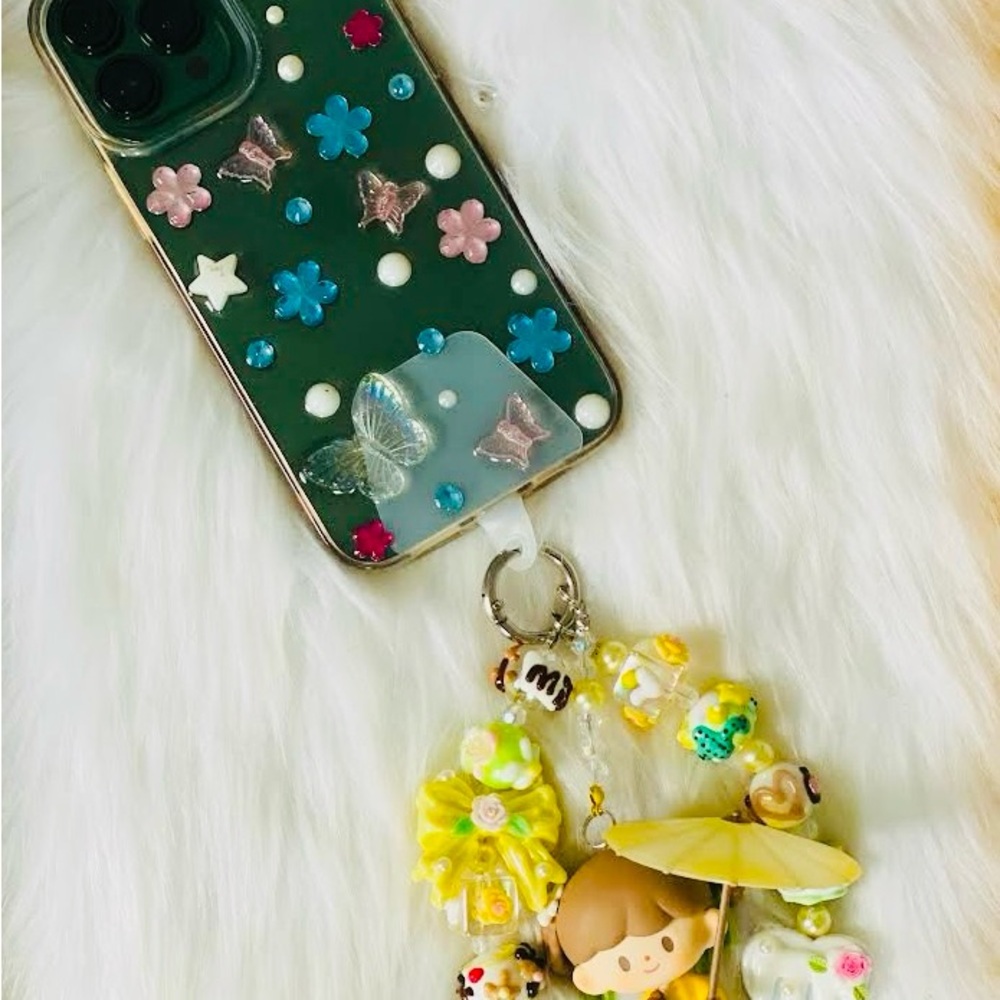 Handmade Phone Chain Accessory - Picture 3 of 4
